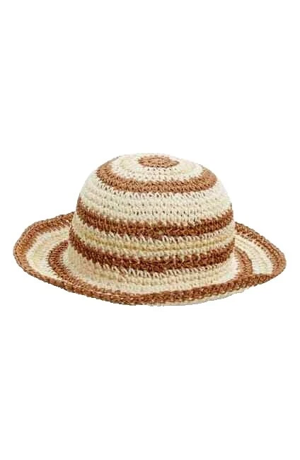 Cubo de mezcla de algodón Sombreros Sombreros Marrón para Mujeres