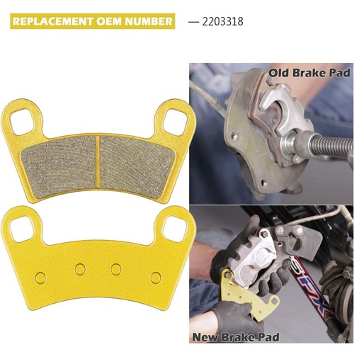 Front & Rear Brake Pads for Polaris General 4 / RZR 570/800/900 RZR 1000 S 800 S - Imagen 4 de 8