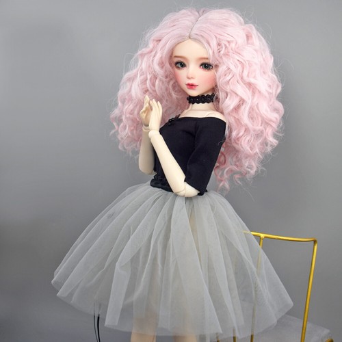 1/3 22" BJD Doll Handpainted Makeup Changeable Eyes and Wig Shoes Dress Clothes - Bild 11 von 23