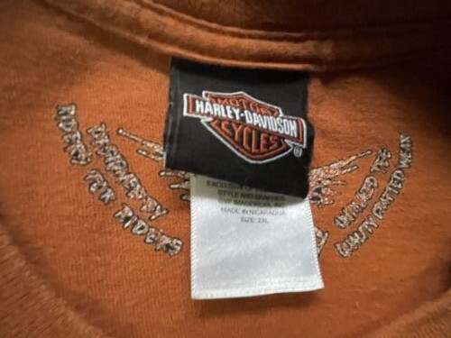 2 Harley-Davidson tshirts Cherokee, NC & Seminole Sanford, FL Size XXL - Picture 5 of 16