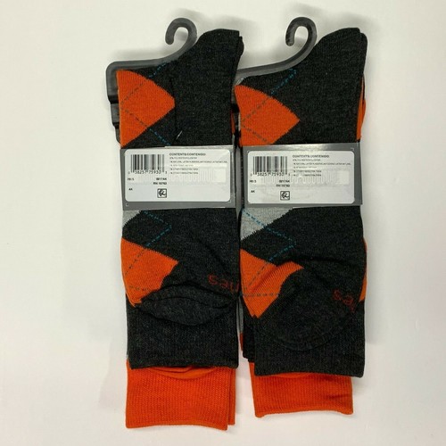 Hanes Premium Mens Assorted Dress Socks 2 3-Packs Shoe Size 6-12 6 Pairs Total - Picture 3 of 9