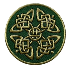 Celtic knot Irish Tattoo Embroidered Patch [iron on Sew on -3.0 inch - C3]