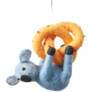 Koala Bear Ornament - Felt Fabric Soft Kids Animal Lightweight Australia Zoo