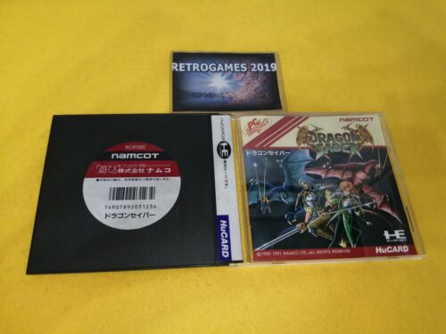 DRAGON SABER NEC PC Engine Hu-Card PCI REG CARD - Imagen 3 de 4