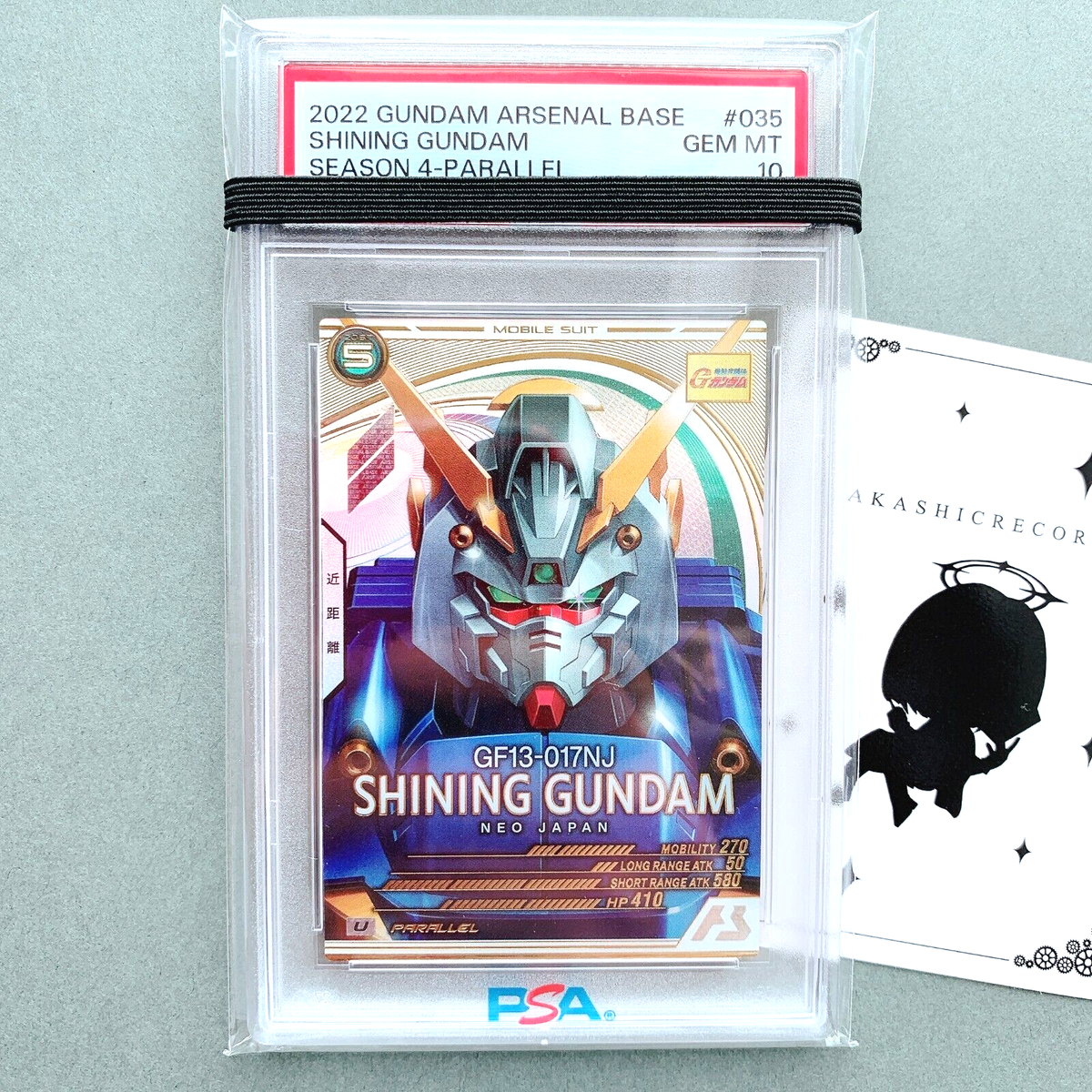 PSA10 Shining Gundam AB04-035 U Parallel Gundam Arsenal Base Card