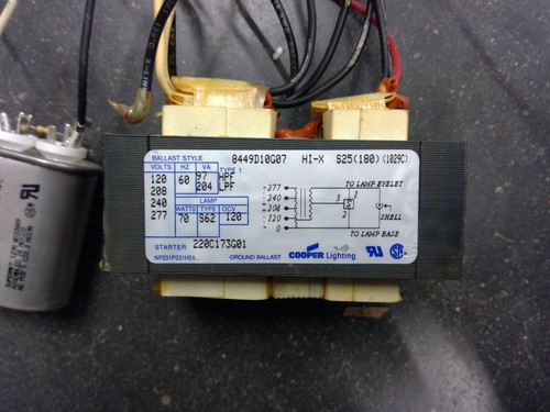 Cooper 8449D10G07 70W S62 Ballast **Free Shipping** - Picture 2 of 3