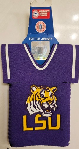 Collegiate Jersey Koozie Coozie for 12oz Bottles Cans (Pick Your Team) - Picture 5 of 10