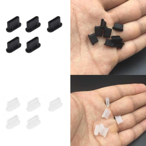 10x Dust Plug for Type-C USB Charging Port Protector Silicone Cover Phone - Zdjęcie 8 z 10