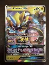 Pokémon TCG Zeraora GX Sun & Moon - Lost Thunder 86/214 Holo Ultra Rare