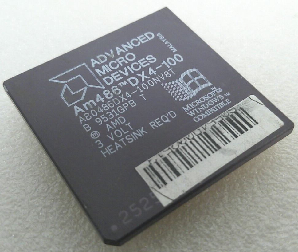 AMD Am486 Dx4-100 100mhz CPU Processor A80486dx4-100nv8t