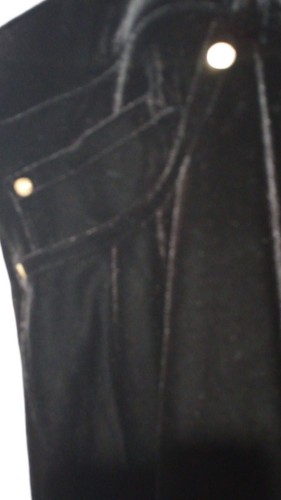 INC Pants Womens Plus Size 26W Black Velvet Velour Elastic Waist Holiday Party - Picture 3 of 6