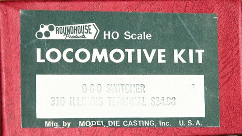 HO ROUNDHOUSE 310 0-6-0 SWITCHER KIT ILLINOIS TERMINAL - Picture 1 of 2