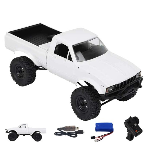 Camion radiocomandato bianco scala 1/16 C24-1 4x4 4x4 cingolato pickup fuoristrada RTR RC auto - Foto 18 di 18