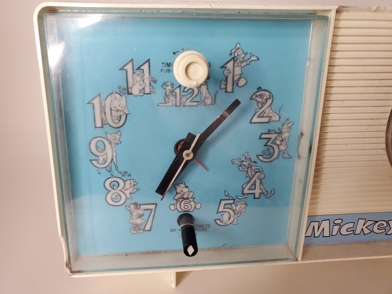 Vintage General Electric Mickey Mouse Clock Radio AM Working! eBay