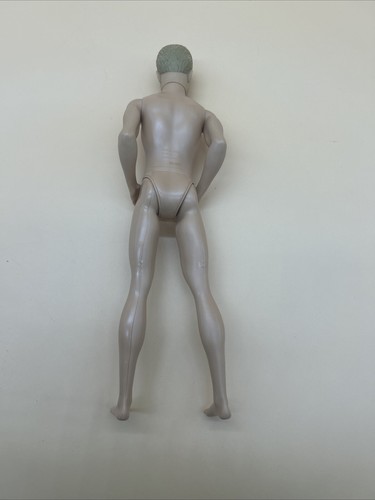 Barbie Ken Fashionistas Doll Dark Blonde Molded Hair EUC Nude For OOAK - Picture 4 of 19
