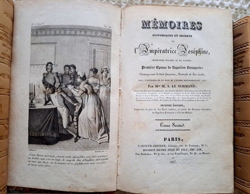 C1 NAPOLEON Mlle LE NORMAND Memoires Secrets IMPERATRICE JOSEPHINE 1827 VOYANCE - Imagen 2 de 6