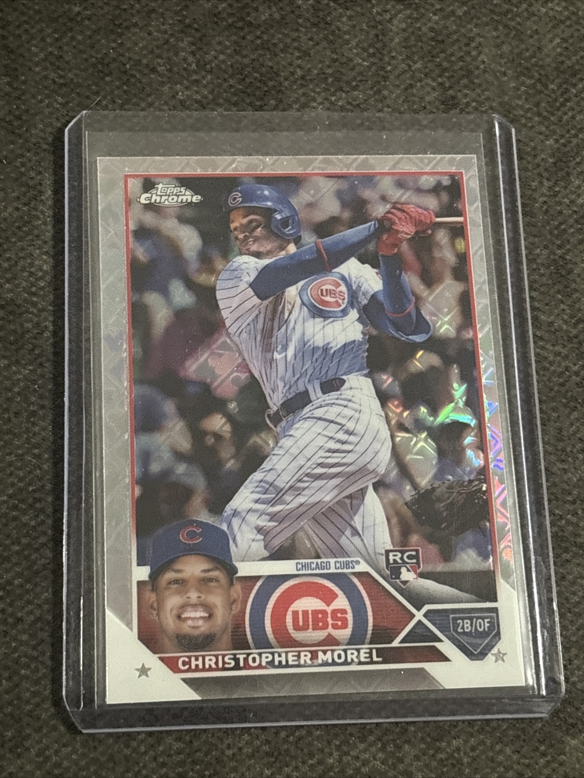 2023 Topps Chrome Logofractor CHRISTOPHER MOREL  RC Rookie #198  FREE SHIPPING