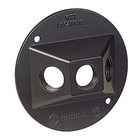 (2) Red Dot DSS-3-BR Standard Weatherproof Round Lamp Holder Cover 4-1/8" Bronze