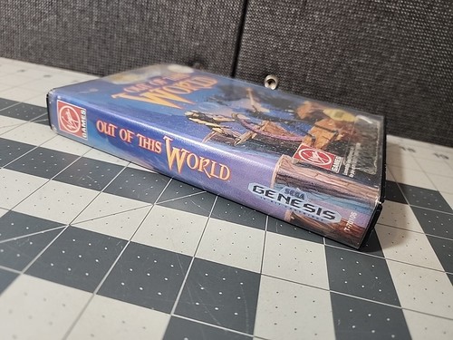 Out of This World (Sega Genesis Virgin Games 1994) Authentic Tested Case Game ** - Picture 7 of 13