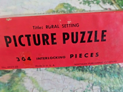 Vtg Guild Rural Setting Series 102 Jigsaw Puzzle Cottage 306 pc - Picture 7 of 10