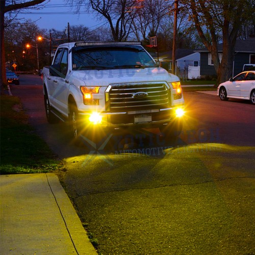 White Yellow Switch LED 9140 Fog Light Bulbs for Ford F-150 F150 2002-2019 - Picture 11 of 14