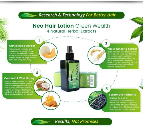20xNeo Hair Lotion 120ml, Anti Hair-Loss Treatment 100% Original Authentic. - Picture 3 of 9