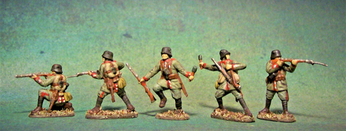 Deutsches Heer Infanterie bemalt Figuren in 1:72 Kaiserreich Erster Weltkrieg - Bild 6 von 14