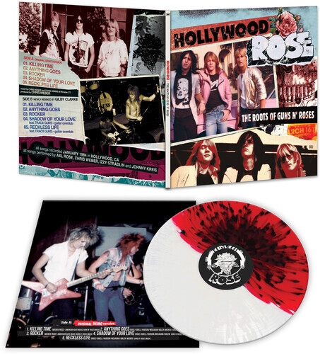Hollywood Rose The Roots Of Guns N' Roses (Colored Vinyl, Red & White Splatter, - Picture 3 of 4