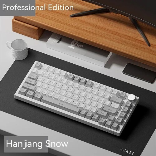 Mechanical Keyboard TFT Screen Multifunctional Knob Gaming Keyboard Three Mode - Picture 9 of 44