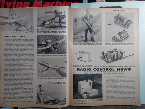 Model Airplane News MAY 1962 -Good condition - 1st Ol Timer Contest! by JohnPond - Picture 12 of 12
