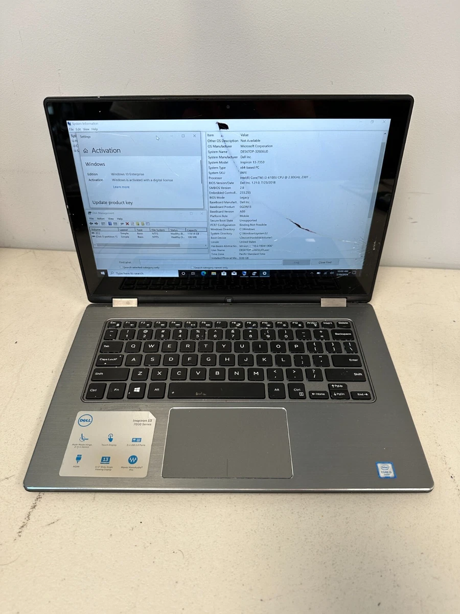 Dell Intel Core i3 6th Gen. PC Laptops & Netbooks 8 GB RAM for