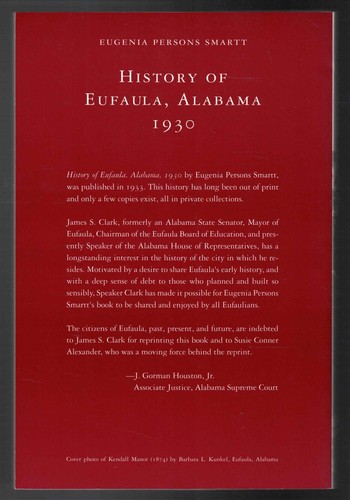 History of Eufaula, Alabama 1930 by Eugenia Persons Smartt - Picture 3 of 3