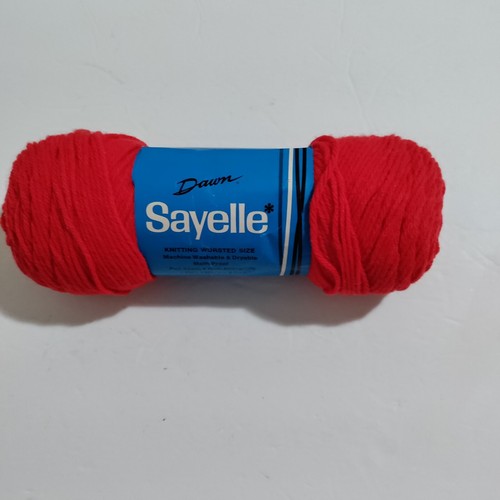 Dawn Sayelle Stricken Kammgarn Flammenrot Knäuel 4 Oz. - Bild 3 von 9