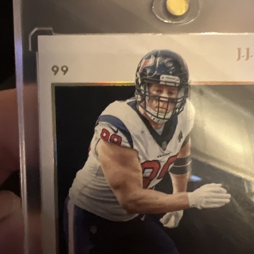 2019 Encased JJ Watt Gold 04/10 On Card Auto 🔥HOF Bound - Picture 4 of 7