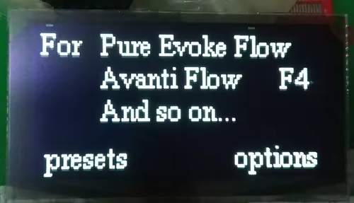 Display For Pure Evoke Flow F4 Avanti Oasis Radio OLED White Text Screen Part - Picture 3 of 3