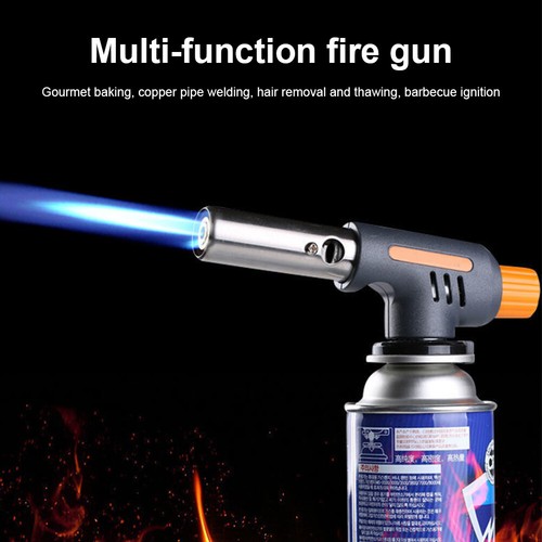 2x Butane Gas Torch Iron Welding Soldering Fire Maker Lighter Gun Burner Kitchen - Picture 4 of 12