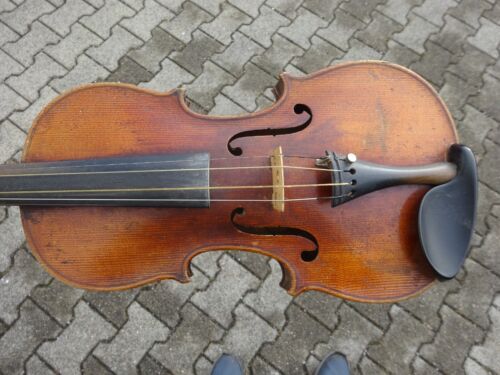 Alte Geige Violine Full Size ca. 59,5 cm - Bild 5 von 11