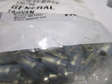 16-14 AWG 0.283" 6 Stud Vinyl Insulated Butted Seam Fork Terminal QTY 100