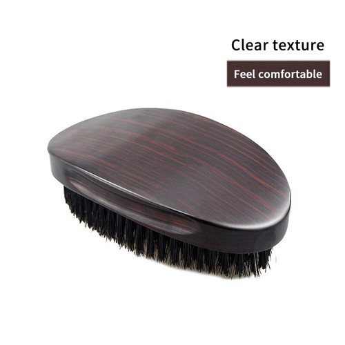 MAN Hair Brush Boar Bristle Beard Shaving Comb Face Massage Hair Cleaning Brush - Picture 2 of 46