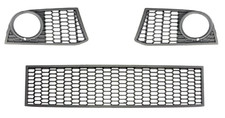 3x Stoßstangengitter Gitter mitte rechts links für BMW 5 F10/ F11 2010- M Pakiet