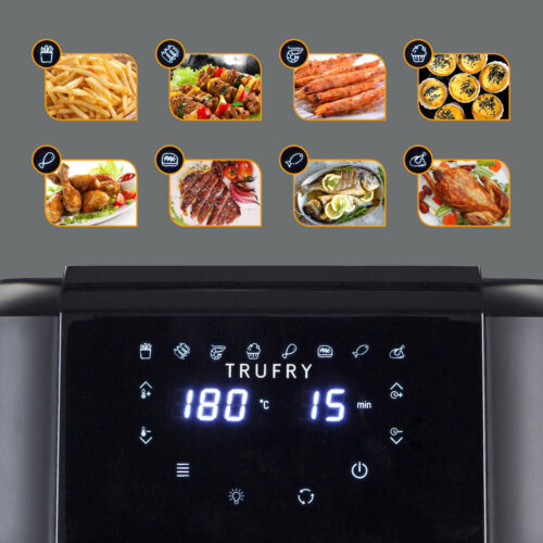TruFry™ Friggitrice ad Aria 12L Forno Cucina 1700W Senza Olio Basso Grassi Friggitrice Sana - Foto 5 di 22