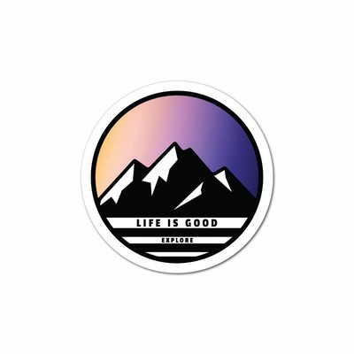 Mountains Sunset Sticker