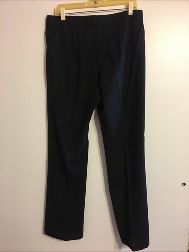 Calvin Klein Women’s Black Pants Size 12 98% Wool No Pockets - Picture 3 of 4
