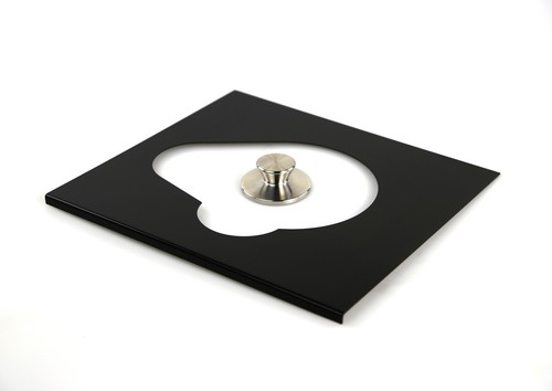 Tuning Set for Thorens Td 126 Faceplate Black Anodized And Platter Weight 310 - Picture 1 of 2