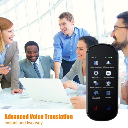 2-in-1 AI Translator Device & Voice Recorder Transcriber 100+ Languages 4G WIFI - Picture 11 of 19
