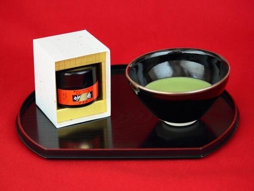 Japanese The Finest Matcha Myoka 40g *Gold leaf included from Japan - Picture 2 of 2