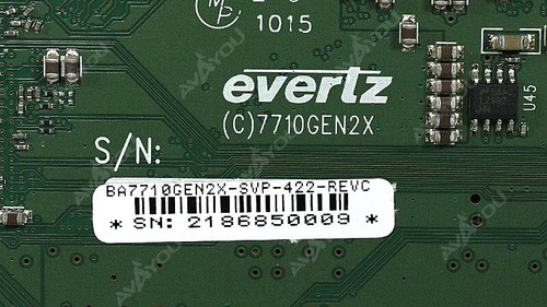 Evertz 7832SVP-3G Processore video 3D stereoscopico per backplane 4:2:2 +3RU - Foto 5 di 8