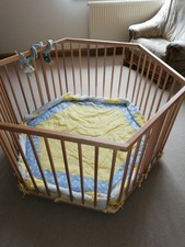 Honey Bee Baby Laufgitter Laufstall 6 Eckig Einlage Blau Ente 3 Fach Hohenverstellbar Gunstig Kaufen Ebay