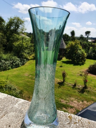 Vase vintage HEINRISCH LOFFELHARDT pour La Cristallerie SCHOTT ZWIESEL - Picture 5 of 7