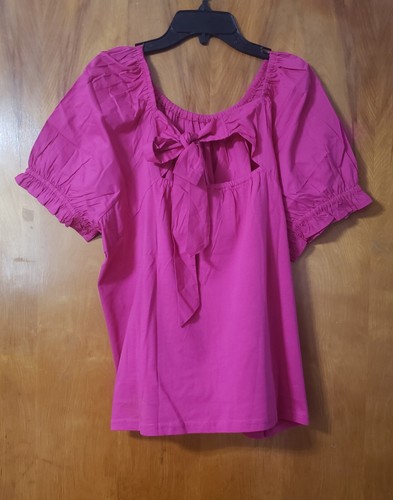 J. Top Crew Factory $60 Tie-Back ROSA Talla XL BQ131 - Imagen 5 de 7
